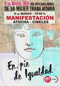 Cartel 8 de marzo manifestacion